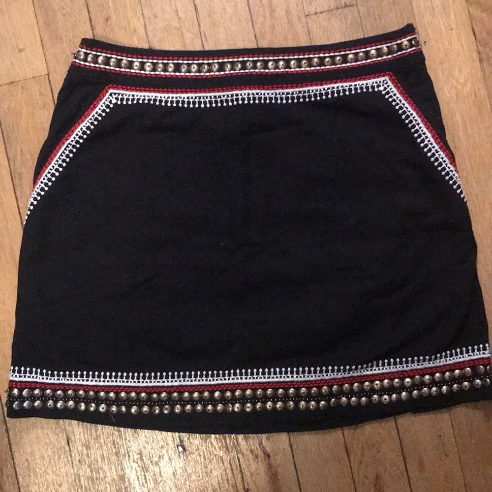 H&M Mini Skirt, matador detail.